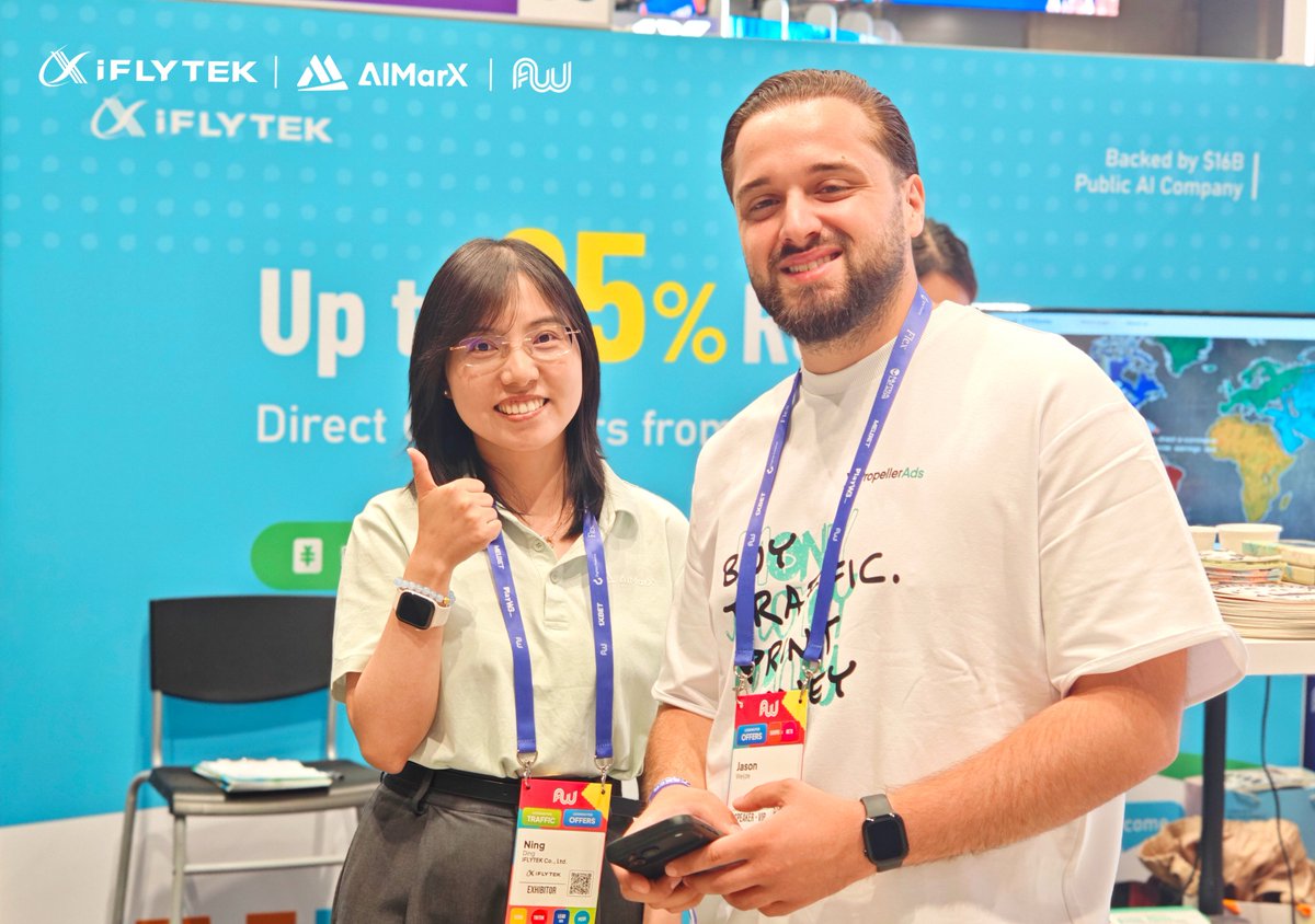 iFLYAIMarX's tweet photo. That's a wrap on #AffiliateWorld Budapest 2026! 🚀
iFLYSail Affiliate — our global affiliate growth platform — made its debut, connecting with partners worldwide.
Smarter Offer matching. Faster traffic connection. Real, measurable growth.
See you next time! 🌍
#AIMarXatAWBudapest https://t.co/wm9dK7Ixt1