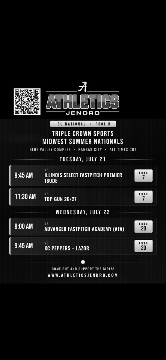 MaekaylaHarjo's tweet photo. Getting towards the end! Come check us out! We still have some 27’s looking to get recruited!! @BrianJendro #athleticsjendro #committed https://t.co/b65v3bqGB1