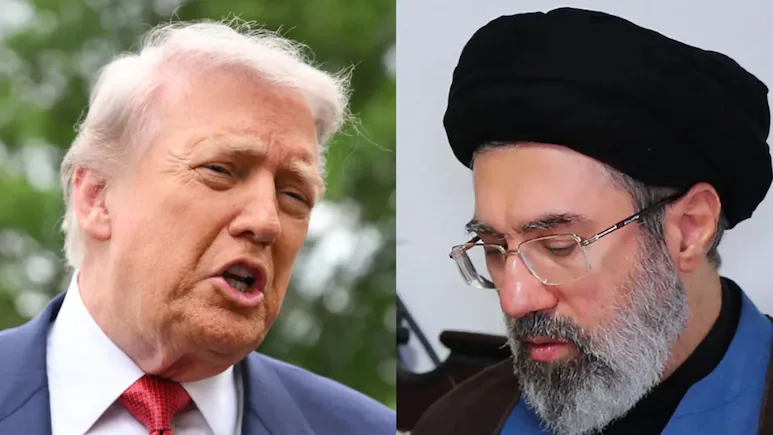 NDTVWorld's tweet photo. 'Mojtaba Khamenei Is 90% Gone': Trump's Big Claim As US Strikes Iran Again
https://t.co/zvJScsEttG https://t.co/OAnsie3ccn