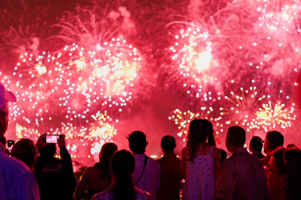 TKCOfficial's tweet photo. Reliving the magic of 4th of July at TKC. 

Spectacular fireworks over the Potomac from our iconic rooftop. Thank you to everyone who celebrated America’s 250th with us at The Kennedy Center. 

Truly the best view in D.C. 🇺🇸✨ https://t.co/IvIRdGvzaW