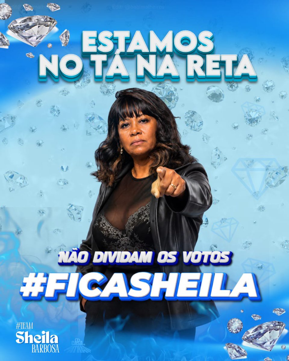 SheilaBarbosaOf's tweet photo. 💎 MUTIRÃO SHEILOVERS 💎

🚨 FOCO TOTAL NO #FicaSheila!

⏰ Duração: 4 horas

✅ Vote no R7.
✅ Vote no PicPay.
✅ NÃO DIVIDA VOTOS.
✅ Chame mais pessoas para votar.

➡️ R7: https://t.co/S1vrGypEC3

➡️ PicPay: https://t.co/2PRQwaaqhK

💎 Juntos até o fim! https://t.co/ppcg4LAGUx