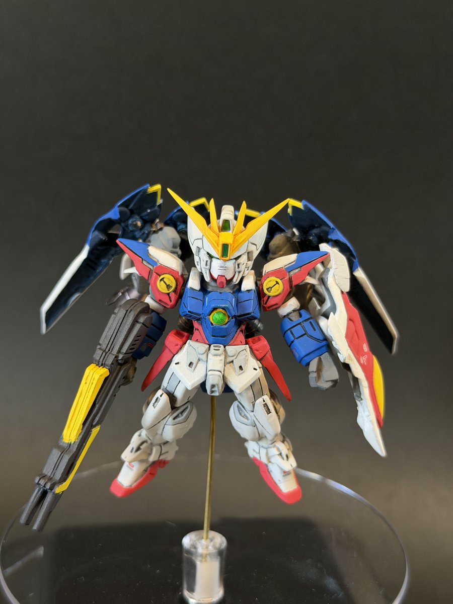 wingG_ew's tweet photo. ガンダムコンバージ
ウイングガンダム プロトゼロ

顔、胸部、足、肩、腕、腰、ほぼ全ての箇所を加工しました！

思いつきで作り始めたプロトゼロですが、上手く纏まったかなと思います♪

#GUNDAMCONVERGE
#ガンダムコンバージリペイント 
#ガンダムコンバージ改造
#ガンダムW
#ウイングガンダムゼロ https://t.co/xqBVQj3cPS