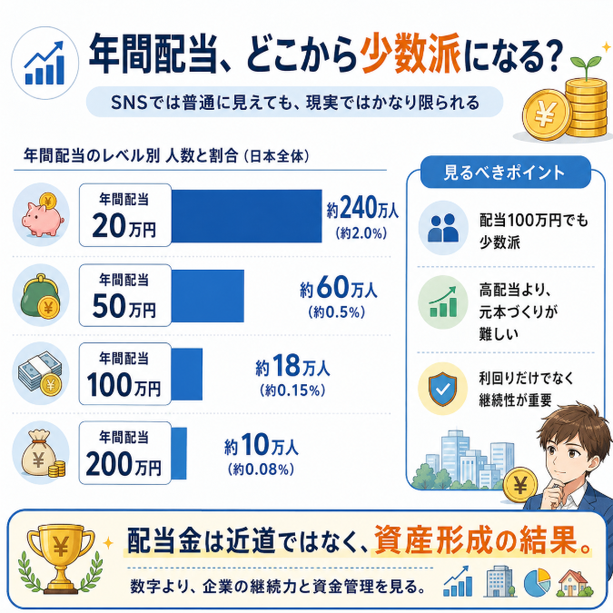 TedBowles2nj's tweet photo. 配当200万円。
簡単そうに見えて、実際は一部の投資家だけ。

重要なのは配当利回りではなく、
「その配当が10年続くか」。

高配当株ほど、企業の中身を見る必要があります。

配当投資、皆さんは何を一番重視しますか？ https://t.co/7SmfxD2LwD