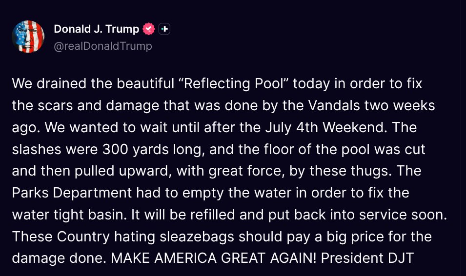 Fan Donald J. Trump 🇺🇸 TRUTH POSTS tweet media