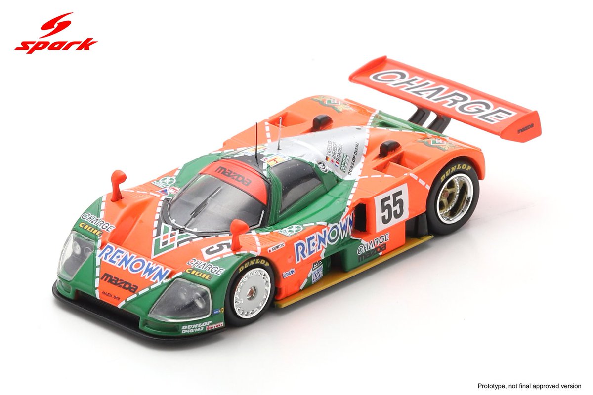 ミニカー | #Spark】店頭予約開始！ 10月発売予定 1/64 Mazda 787 B No