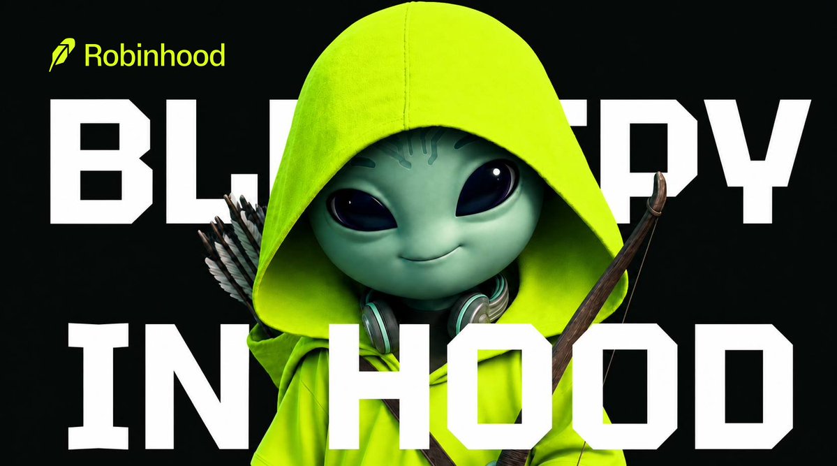 bleeep_xyz's tweet photo. Bleeepy in hood on @RobinhoodCrypto 👽👀 https://t.co/nhVp3obCjY