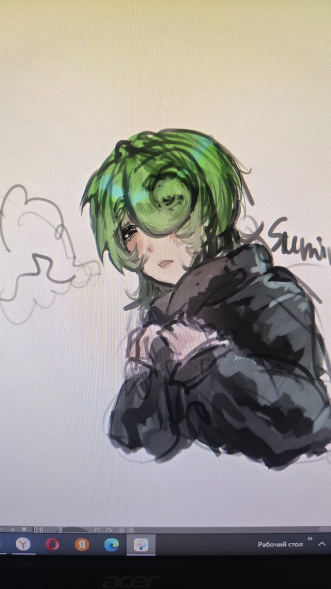 Yum1ra's tweet photo. lazy sketch  #OC #sketch https://t.co/EtNZYGlG4h
