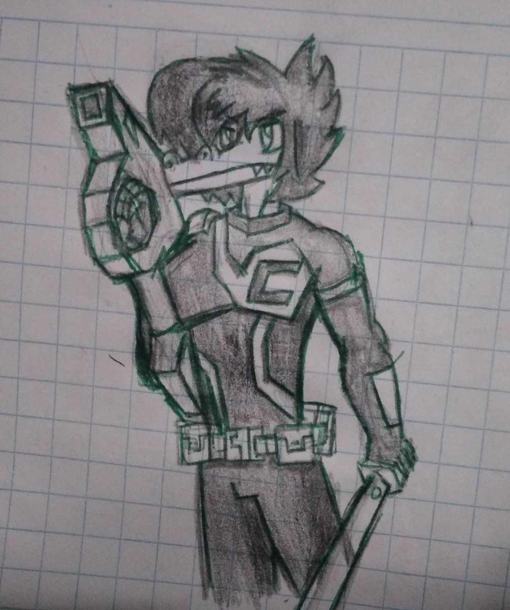 Webcat17173988's tweet photo. Un dibujo de uno de mis ocs , Chico cocodrilo equipado.
#elintrepidochicococodrilo #beastbrickcity #draw #furry #crocfurry #superhero #lightingcroc #crocboy #hero #oc #ocs #ocsfurry #boyfurry #furro #chicofurro #croc #ARTSHARE #ArtistOnTwitter https://t.co/J2lESncKl1