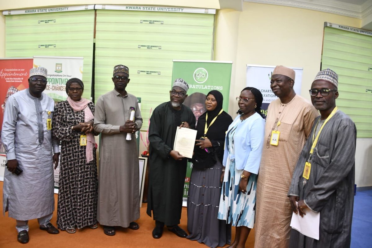 KwasuOfficial's tweet photo. KWASU research teams secure $43,913 TWAS-UNESCO and N83m NRF grants 

Four research teams from Kwara State University (KWASU) have secured competitive research grants from two renowned funding organisations, reaffirming the university's growing reputation for research excellence.

At the international level, a research team led by Dr. Bolatito Eunice Olanipekun as Principal Investigator was awarded a $43,913 research grant by TWAS-UNESCO.

At the national level, three KWASU research teams emerged successful under the 2025 National Research Fund (NRF) grant scheme. 

The team led by Dr. Abdulwaheed Musa received ₦37,590,000, while Dr. Kehinde Peter Alabi's team secured ₦25,000,000. Another team led by Dr. Khafayat Yetunde Olatinwo was awarded ₦20,435,900.

While presenting the award letters to the successful researchers, the Vice-Chancellor, Professor Shaykh-Luqman Jimoh, congratulated the grant recipients on their outstanding achievement, describing their success as a reflection of the University's support of impactful research and innovation.

Professor Jimoh also encouraged the awardees to mentor early-career researchers, stressing the importance of building a strong research culture that will continue to attract competitive grants and enhance the institution's global visibility.