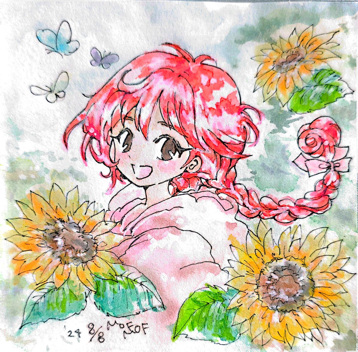 goUnderTheWater's tweet photo. #ひまわりの日 
向日葵といえば獅堂光ちゃん🌻 https://t.co/1uo6GrFlwe