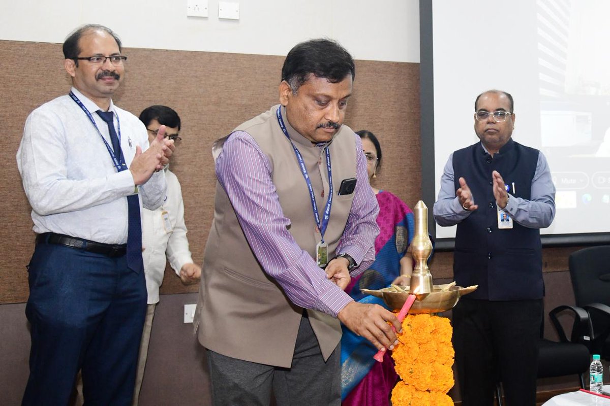 incoismoes's tweet photo. Dr. T. M. Balakrishnan Nair, Director, INCOIS, attended the inaugural session as the Chief Guest at the 3rd Short-Term Training Course on "Satellite Remote Sensing for Ocean Applications (SROSA)", held from 13–24 July 2026 at the Knowledge Resource Area, IMGEOS Facility, Shadnagar.

Organized by the National Remote Sensing Centre (NRSC) under the CSSTEAP programme, the course brings together participants to enhance their knowledge and skills in applying satellite remote sensing technologies for ocean observations, monitoring, and informed decision-making.

#INCOIS #SatelliteRemoteSensing #OceanApplications #SROSA #NRSC #ISRO #CSSTEAP #CapacityBuilding #OceanScience #RemoteSensing #BlueEconomy #EarthObservation #MoES @moesgoi @isro