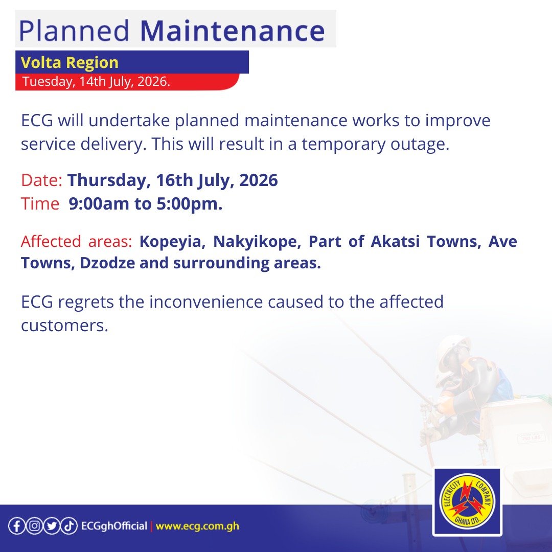 Electricity Company of Ghana Ltd tweet media