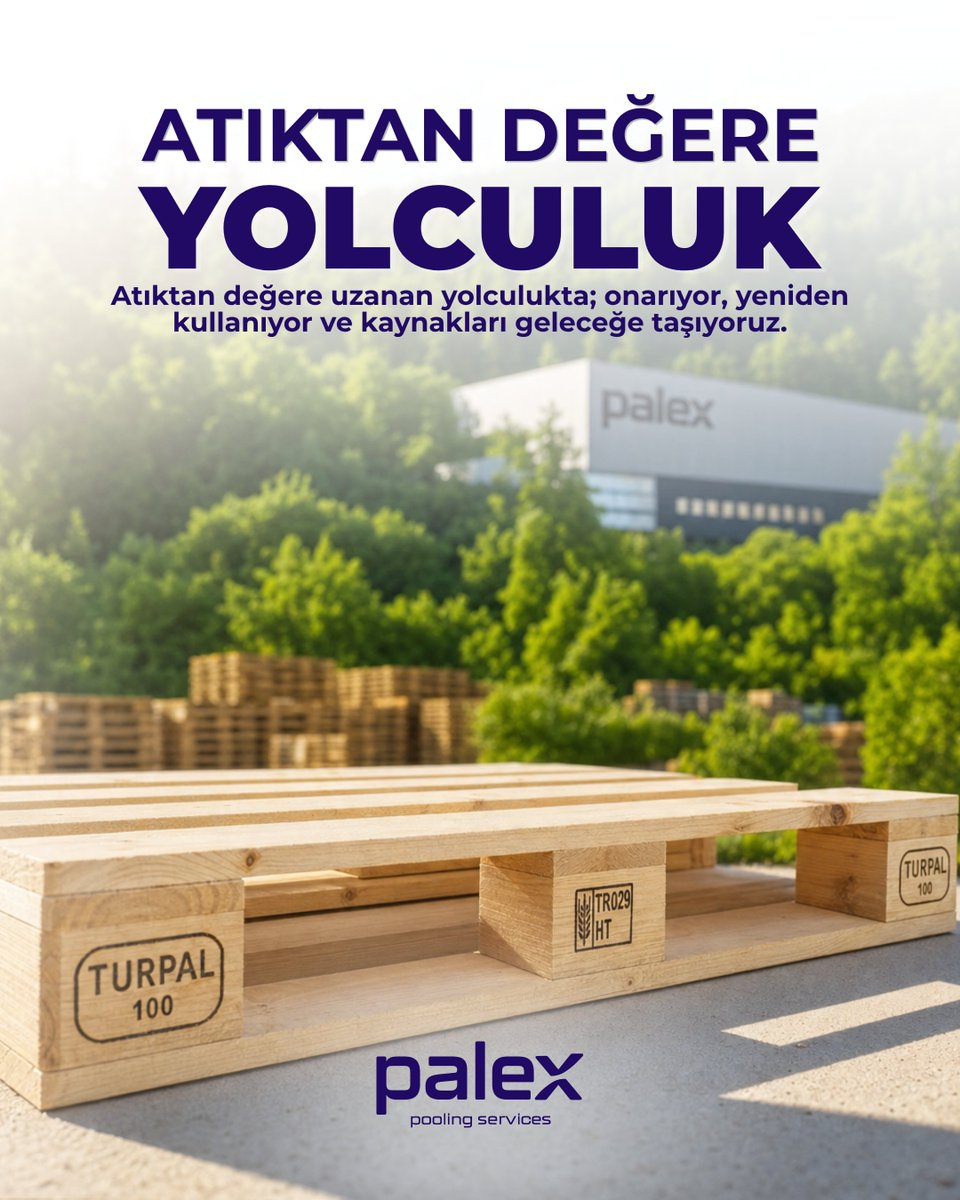 Palex_TR's tweet photo. Sahadan dönen her palet operasyon merkezlerimizde titizlikle incelenir, onarılır ve yeniden dolaşıma kazandırılır. Böylece daha az atık oluşur, doğal kaynaklar korunur ve her onarılan palet döngüsel ekonomiye yeniden değer katar.
#Palex #Lojistik #TedarikZinciri #PaletHavuzlama https://t.co/HrMCMYnXUZ