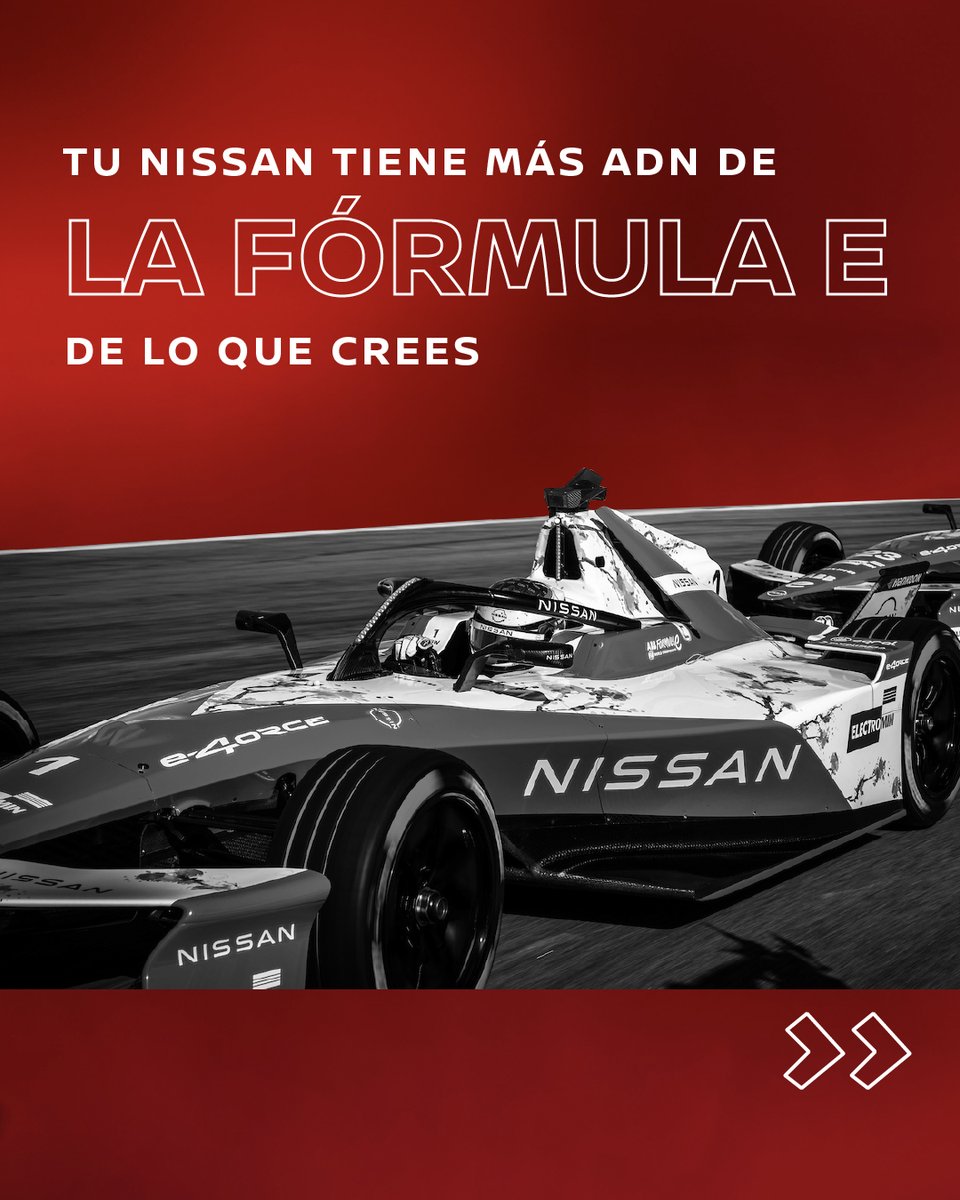 Nissan_ESP's tweet photo. 🏁De la pista a la calle.

La tecnología que compite en la Fórmula E también está detrás de la eficiencia, la respuesta y la gestión de energía de tu Nissan. 🏎️ 

Desliza y descúbrelo.⚡ https://t.co/CszPV1Z2bO