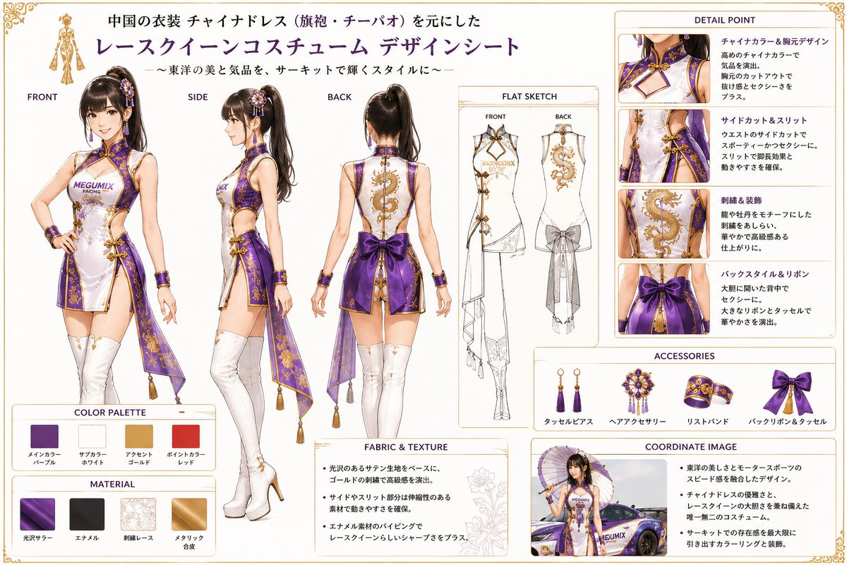👗AI衣装デザイン図鑑👗 Megumix RQ Collection【超Lite版】 Chinese