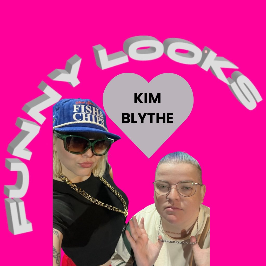 ameliabayler's tweet photo. The latest episode of Funny Looks is out now featuring comedian Kim Blythe! 

We talked about 
✅ Kim creating a unique style growing up 
✅ Tacos 
✅ And lots of other fun unhinged chat 

Listen here: https://t.co/q7YYFCa41y https://t.co/262htmphVG