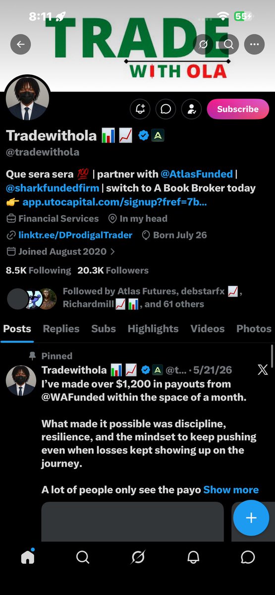 EmmaState7's tweet photo. @_THEARCANIST @atlasfunded @atlas_futures @PipsCabal @TechrizFirstSon @Big_Blaqqq @tradewithola @mustapha4301 @Itzjuniorbright @AbdullCRYPT0 

All done ✅ https://t.co/JKUanY1JA7
