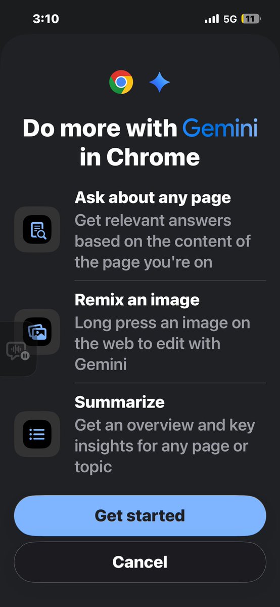 bosydead's tweet photo. Also, download Gemini to your phone for the Google Chrome app.

Features read amazing. https://t.co/YZ9r6vuWtW