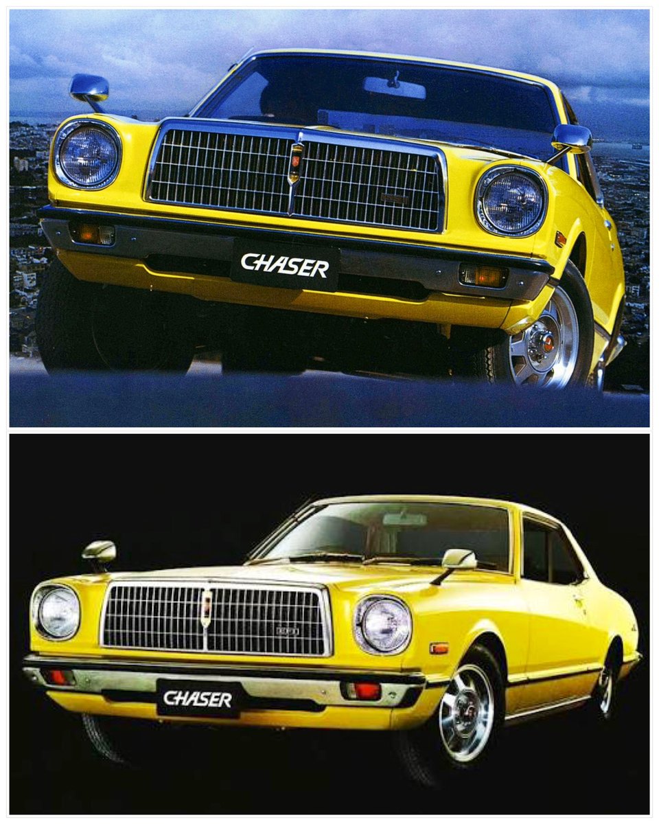 JapaneseIcons's tweet photo. For #ToyotaTuesday, here’s one of our favourites, the legendary Toyota Chaser from 1977. 💛

#ToyotaChaser https://t.co/ykPYASyiRL