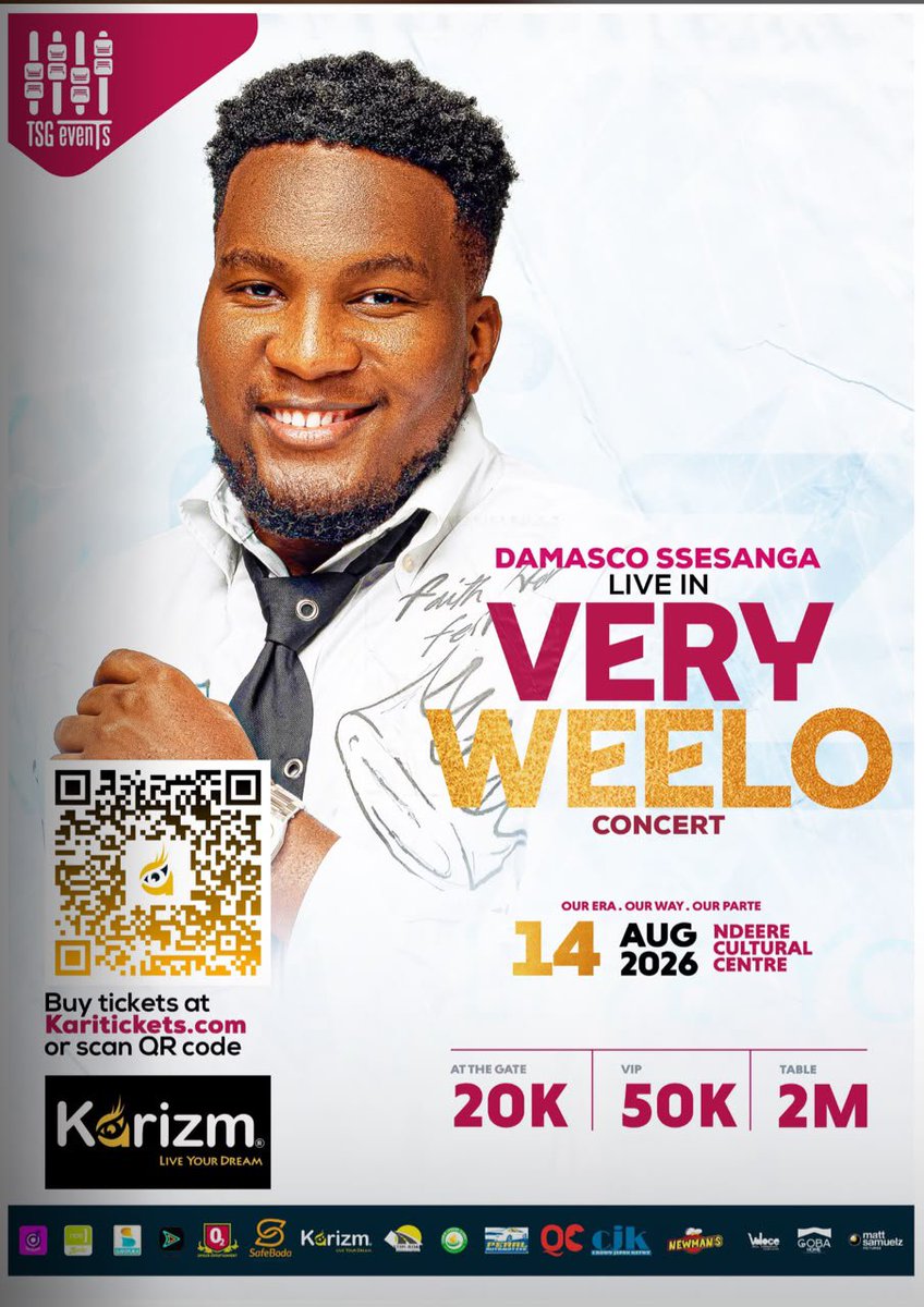 afrogospelfiest's tweet photo. Here we go in #DamascoSsesangaLive26. Are you ready?
Damasco Ssesanga πΆπΊπ¬
#AfroGospelFiesta #ChristianEventsUpdate #VeryWeeloConcert26 https://t.co/aOciMYx3Q2