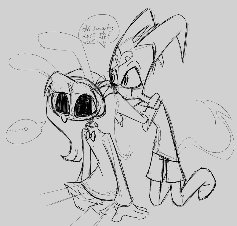 Angel__Swagz's tweet photo. forgot i drew this last month over this tweet but yah silly thought #TADC #jax #Blitzø #HelluvaBoss‌ https://t.co/jwuwM9hC2g