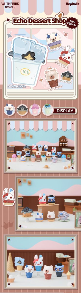 Heydolls_global's tweet photo. The "Wuthering Waves Echo Dessert Shop Series Mini Figures" are coming soon.
The tiny wanderers of Solaris have transformed into irresistible desserts, waiting just for you. Discover your favorite today!
Launch: July 24, 10:00
#Heydolls #Suplay #WutheringWaves #DeskDecor https://t.co/GJyC9fFA7I