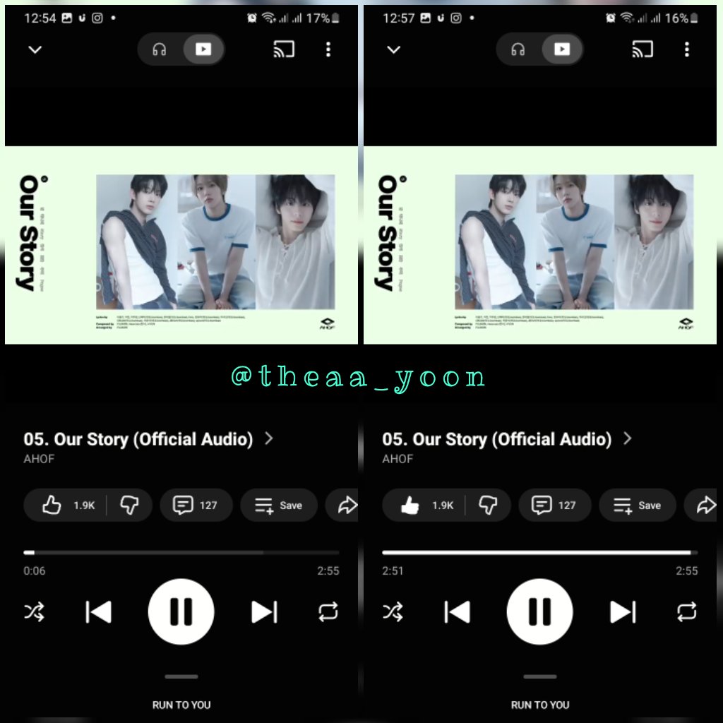theaa_yoon's tweet photo. @kycartz_ YT MUSIC STREAM 

STREAM RUN TO YOU
#AHOF #아홉
#RUN_TO_YOU https://t.co/qQSw7Dz3zV