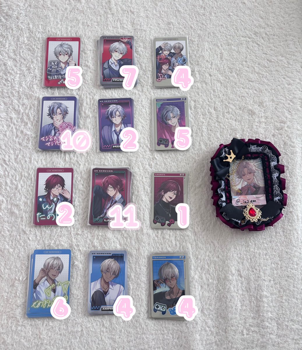 _in2qm's tweet photo. 【交換】にじさんじ VSせめよん フォト風カード マグネット
.୨୧┈┈┈┈┈┈┈┈┈┈୨୧.
求：画像3.4枚目

譲：画像1.2枚目記載数
.୨୧┈┈┈┈┈┈┈┈┈┈୨୧.
🌸纏めての方優先
🌸郵送のみ
お気軽にお声掛けください🤲🏻
よろしくお願いいたします🙇🏻՞ https://t.co/qQUAuVzMlc