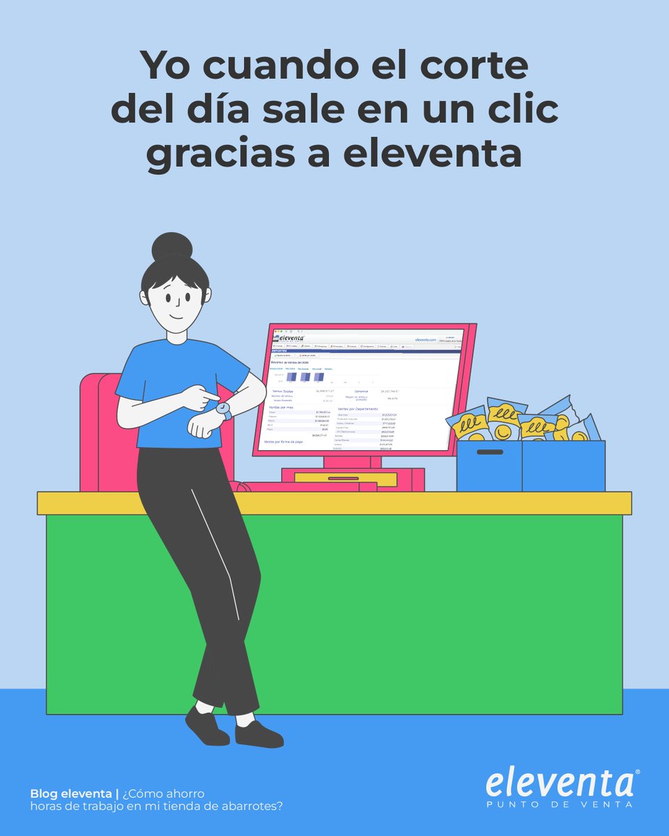 eleventa's tweet photo. ¿Hacer el corte en minutos? Con #eleventa, claro que sí. 😉 https://t.co/uJCt2kWqiY