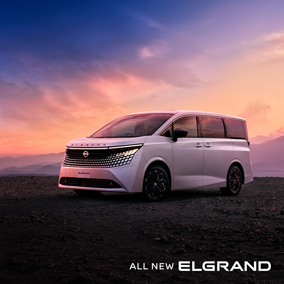 NissanJP's tweet photo. 誕生、新型エルグランド。進化の全貌を、日産公式サイトでチェック。