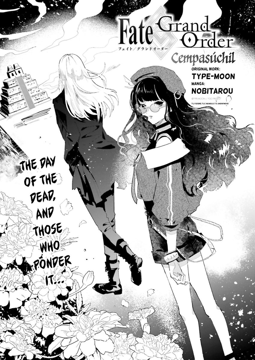 irucult's tweet photo. I love this FGO manga and how focused on Tezcatlipoca and Tenochtitlan it is! Especially when discussing the syncretism in Día de los Muertos, how even though customs changed, Tezcatlipoca's authority is still right there in Mexican traditions!

​It's so culturally rich 🥺 https://t.co/0xZ4PcGDtu