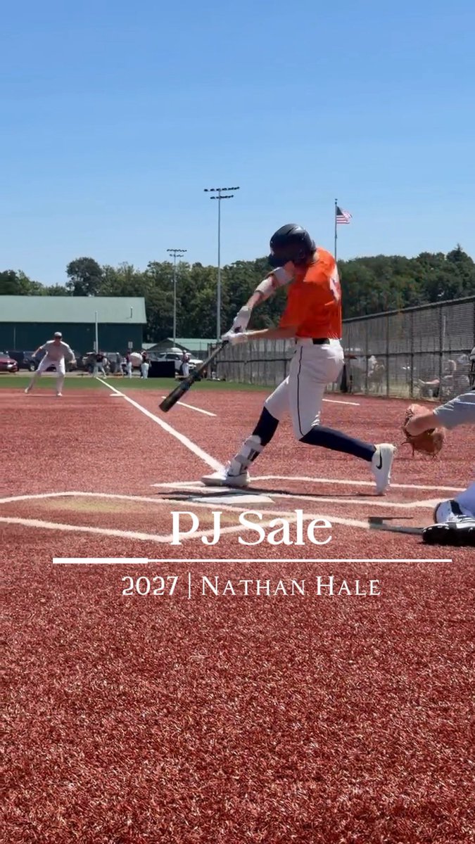 PNWBaseball's tweet photo. PJ Sale (1B/RHP) | 2027 | Nathan Hale HS
#Uncommitted @pjsale55 

Pure hitter from the left side who uses the whole field offensively and is a vacuum at 1B, consistently making plays look routine.

#pacstrong #pacgames @rhettparkerpnw https://t.co/Shr2kDBjTJ