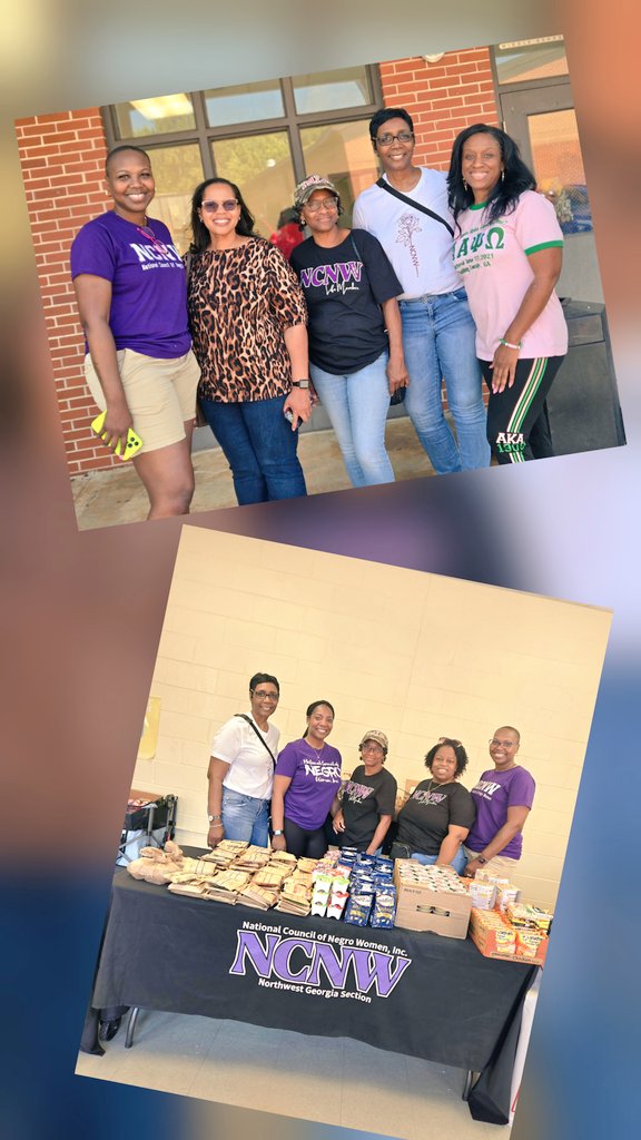 KimCayetano4's tweet photo. Principal Silas of Herschel Jones Middle School, appreciates the Paulding United Food Pantry (PUFP) members/volunteers. 
#HJMS💛PUFP
#ItTakesAVillage https://t.co/6CNg2GCNk6