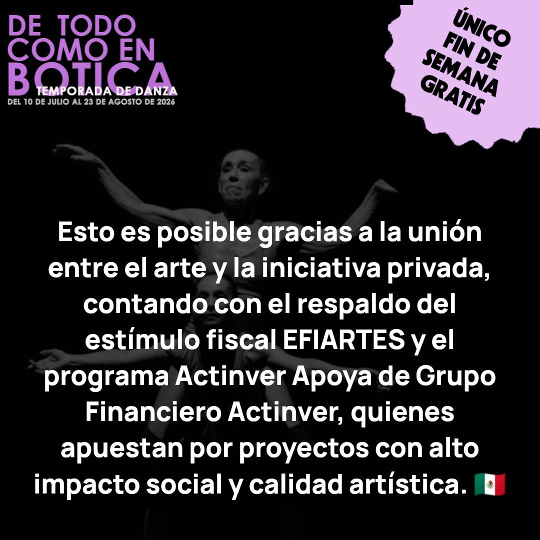 talleres_coyo's tweet photo. @Actinver 🥂 ¡El domingo cerraremos con un brindis de honor al terminar la función!
⚠️ ¡El cupo es muy limitado! Reserva tus lugares o el de tu grupo escolar enviando un DM a @lostalleres y @nemiandanzaescenica. 📩✨
#DanzaContemporánea #EntradaGratuita #BrindisDeHonor #ActinverApoya https://t.co/GbNJXCiccM