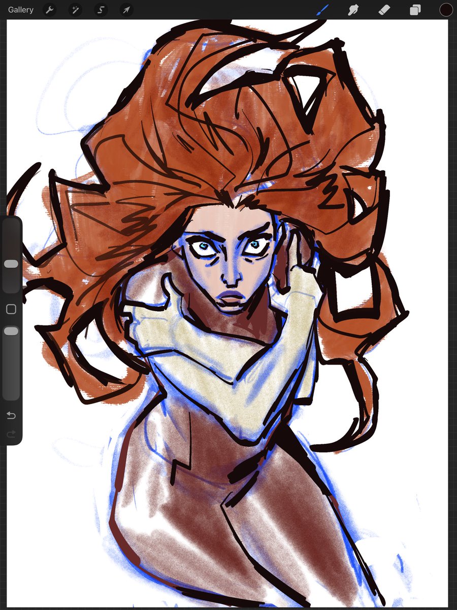 xxelmt's tweet photo. Jean grey sketch https://t.co/EzyFXkGv81