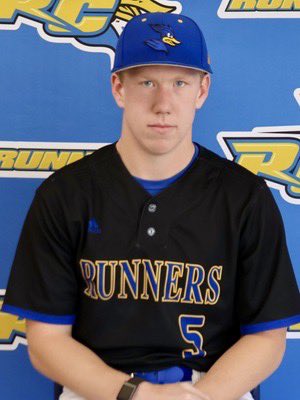 RCRoadrunners's tweet photo. Congrats to Roadrunner baseball standout Caleb Delaney, on being named Player of the Week in the Perfect Game Collegiate Baseball League (PGCBL)! Delaney, playing for Elmira, recorded 14 hits in 21 at-bats, good for a .667 batting average.More: 

https://t.co/JQ9C03Rll6 https://t.co/tptTjiIxaj