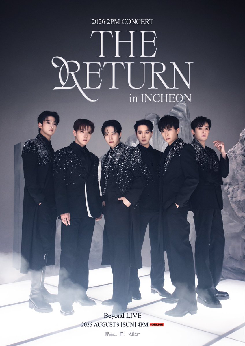 follow_2PM's tweet photo. Beyond LIVE - 2026 2PM Concert “THE RETURN” in INCHEON

Ticket Open Notice
https://t.co/Xi2MezUGVq

#2PM
#2PM_THE_RETURN
#THE_RETURN_in_INCHEON
#BeyondLIVE https://t.co/dv51gJAM9Q