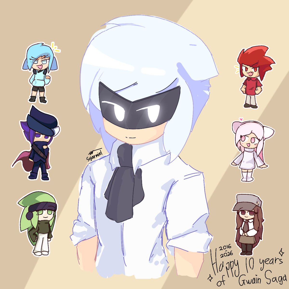 _Miel118's tweet photo. Happy 10 years of Gwain Saga #gwainsaga https://t.co/Y8TN3jExjg