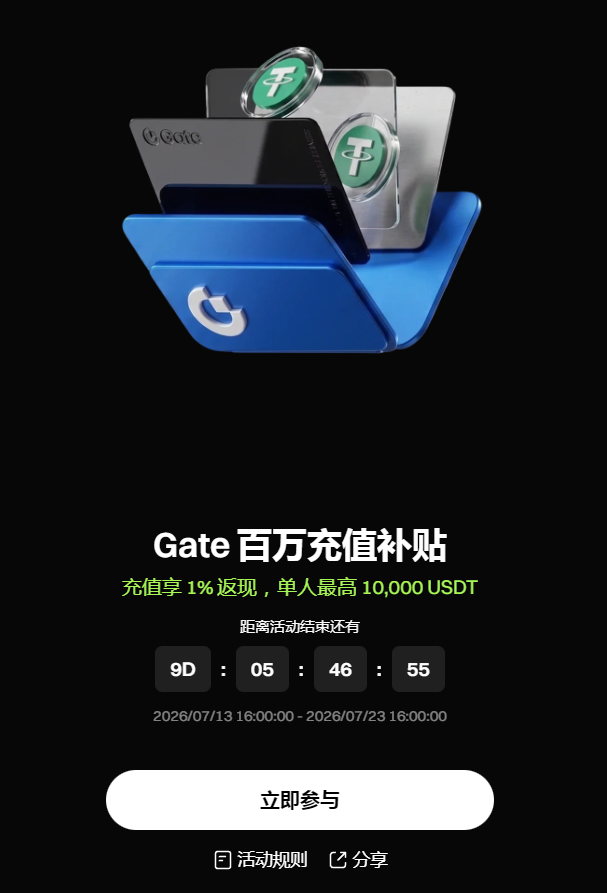 uniswap12's tweet photo. 现在充值还是提现，成了必须思考的问题！因为选错了，可能失去1%的资金奖励！哈哈

刚朋友来喊我赶紧去Gate充值，Gate 已开��百万充值补贴，充值享 1% 返现，单人最高 10,000 USDT！详见： https://t.co/3ndUOqJBX1

这是硬刚那些喊提现的人啊，不得不说Gate的实力是杠杠的！

最近"第一美少女"丢失170万U一事炒的沸沸扬扬，不知道是不是有竞对趁火打劫，看不懂为何一些人这么急着压踩 @Gate_zh认罪赔偿，现在案件至今���是孤立案件，疑点重重，证据完全不能排除自身被钓鱼和熟人作案的可能，一切还需司法刑侦结论。不过无论如何，区区170万U对于首家承诺 100% 储备金的Gate来说都不会有什么压力，想靠这个起哄搞垮创立13年的头部老平台也是做梦，时间会证明一切。

现在看 #Gate 的发展未受影响，尤其是在海外，Gate US 正式获得美国佛罗里达州 Money Transmitter License（MTL，货币传输牌照），州级牌照数量增至 36 张，合规运营范围进一步扩大至美国 47 个司法辖区。美国市场的监管有多严毋庸多言，Gate能在美国获得如此认可，也很说明问题。

所以此时此刻，该��袋发热割肉提币还是头脑清醒趁机充值拿1%资产奖励，答案不言而喻。作为在Gate交易了13年的老用户，我选择信任韩林博士 @Han_Gate 的人品和企业！