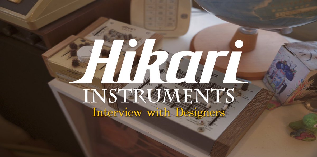clockfaceTokyo's tweet photo. 独特のカラーを持ったアナログモジュールで海外からも非常に高い人気を持つHikari Instruments！Clockfaceでは今回、主催のPikamachi氏にインタビューを敢行、デザインの秘訣や過去・未来についてうかがいました。ぜひお読みください！
https://t.co/AbBbcWFany https://t.co/zyMPMdjulC