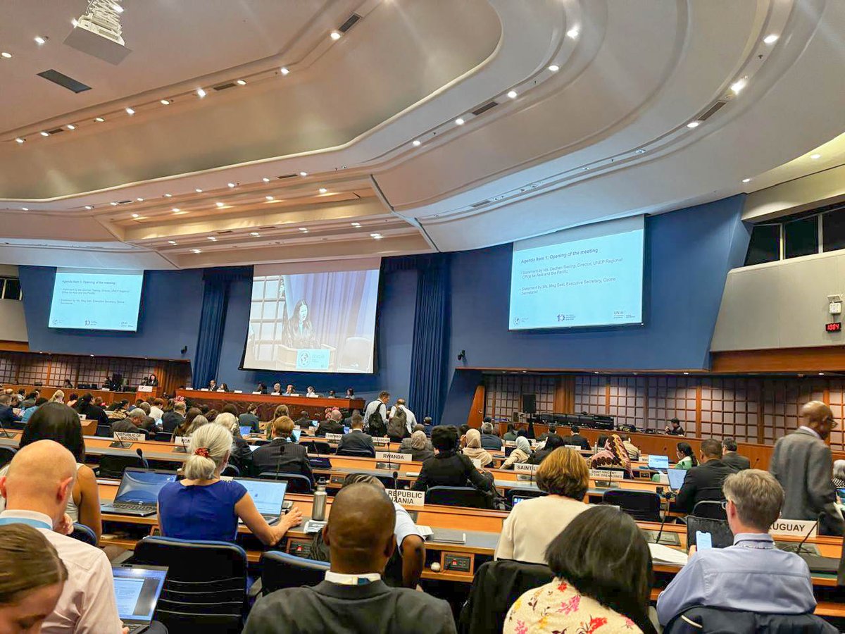 CEJADKenya's tweet photo. #OEWG48 to the Montreal Protocol has officially kicked off in Bangkok, Thailand.
CEJAD is participating alongside Parties and global experts as discussions on the future of ozone protection and climate action under the #MontrealProtocol and its #KigaliAmendment are underway https://t.co/Tx5sTSX2uO