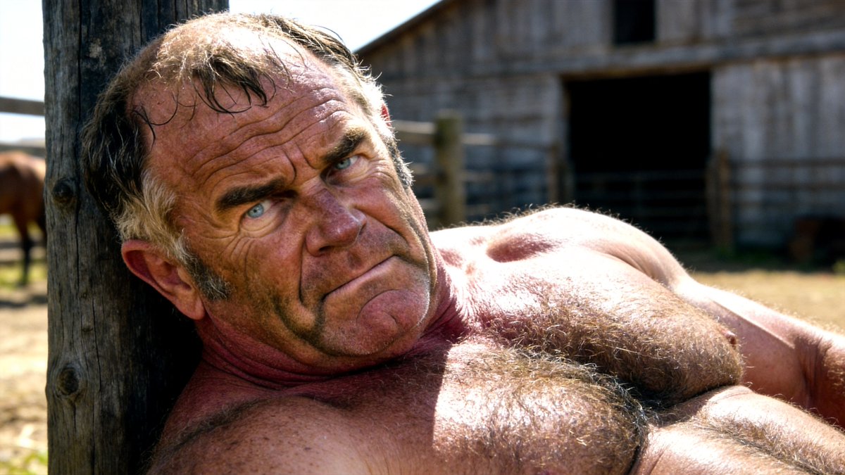 MusclebearDILF's tweet photo. Farmer Buck from NEW gallery at https://t.co/uDvNgxouOP -- #ruralpride #naturelover #farming #dairyfarmer #gayfarmers #farmlife #farmerslife #farmersofinstagram #gayfarmerslife #gayguy #naturelovers #ranchlife #rurallifestyle https://t.co/nRxsDhxuaJ