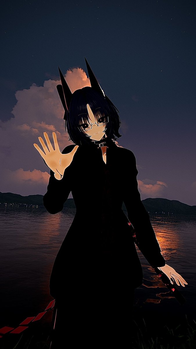 Kai72nd's tweet photo. ｢それじゃ、またね。｣

 #VRChat #SIUSIU3D https://t.co/qoKAf271tj