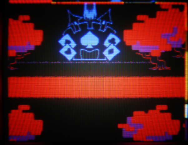 FoursideKM's tweet photo. deltarune on CRT is such a VIBE https://t.co/FJFz2hT2NT