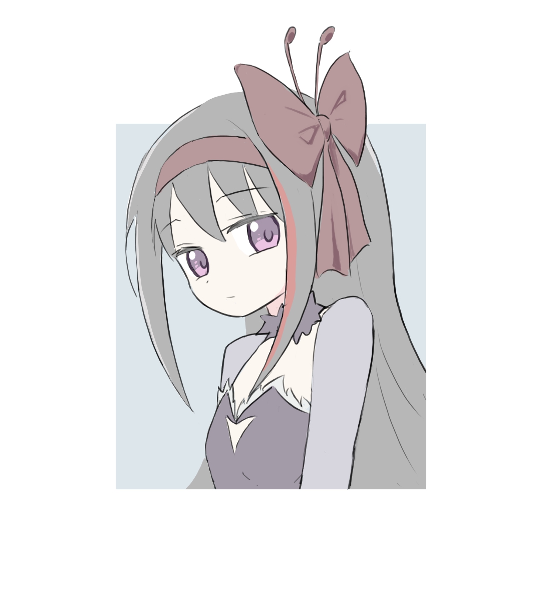 悪魔ほむらちゃん リボンが素敵ね🦋