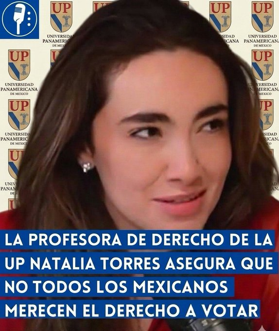 luzma777's tweet photo. Cínica cobarde y mentirosa la señora #nataliatorres que quiere que los pobres no voten y que los dinerosos y #derefachos si Y ahora dice que ya no se acuerda que andaba en los #alcoholes cuando dijo lo que dijo La #NataliaBorolas se desdice Cobarde y cínica Cosas del #NarcoPAN https://t.co/FxYA401u2c