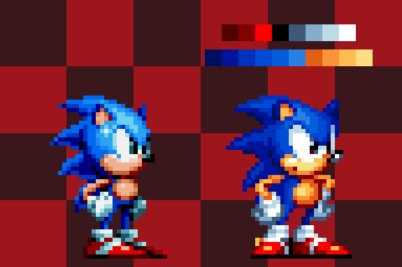 TheHyperPixel8's tweet photo. I wanted to try something with the Sonic Mania Palette, and well, here it is
#SonicMania #SonicTheHedgehog #idleslop https://t.co/X15BhvHILk