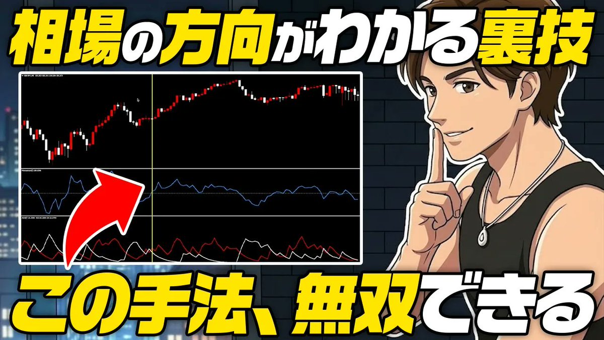 taiga_trader's tweet photo. *****************   
▼最新動画公開   
*****************      

ほぼ確で勝てちゃう！？
モメンタム×ADXで期待値激高の5分順張り手法
https://t.co/zEVfkWQMXt

#バイナリー #FX #投資 https://t.co/rATEfnW9Uw