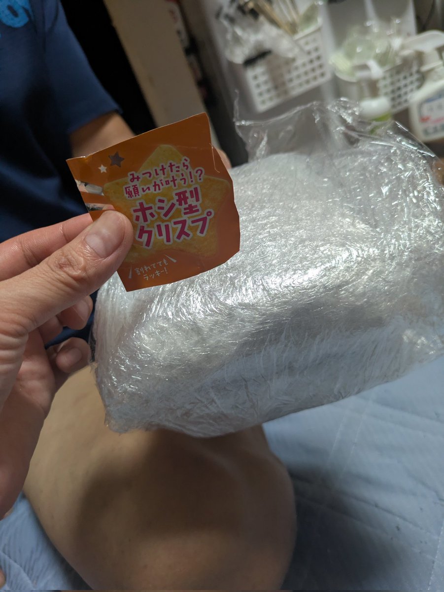 damemitsu's tweet photo. 星沢山出たから見せたいって厳重に保護して持ってきてくれた可愛い。 https://t.co/tRPbCDl51O