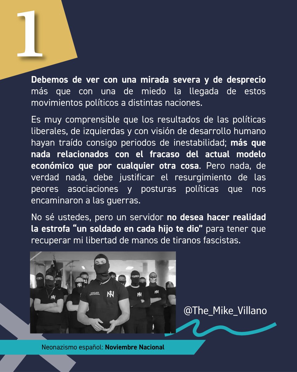 MikeVillAlvarez's tweet photo. Hoy, en la #Comenta4:
La ultraderecha resurge en América y el mundo.

Hay que ver con horror cómo el nacionalismo (cristiano) le quiere quitar todo al mundo. Hasta sus derechos universales. https://t.co/4XzNJwTsxy